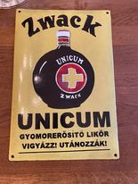 Az eredeti Zwack Unicum poszter 1910-ből.
